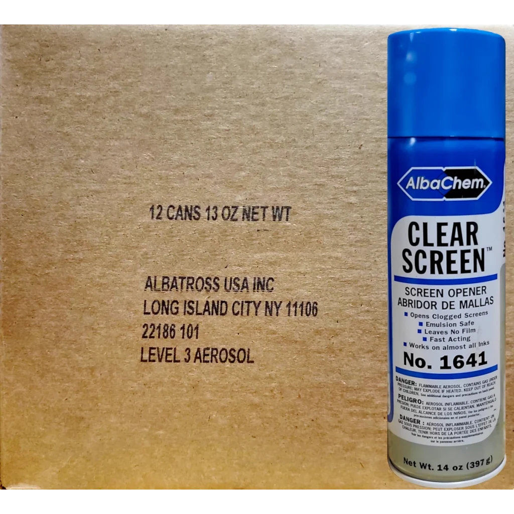 Case of Clear Screen to open screens for Screen Printing Screens