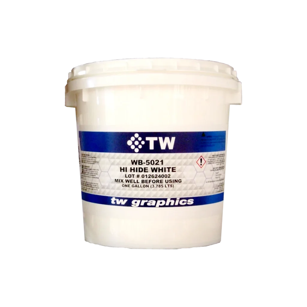 Hi Hide White Water Based Ink - 5021