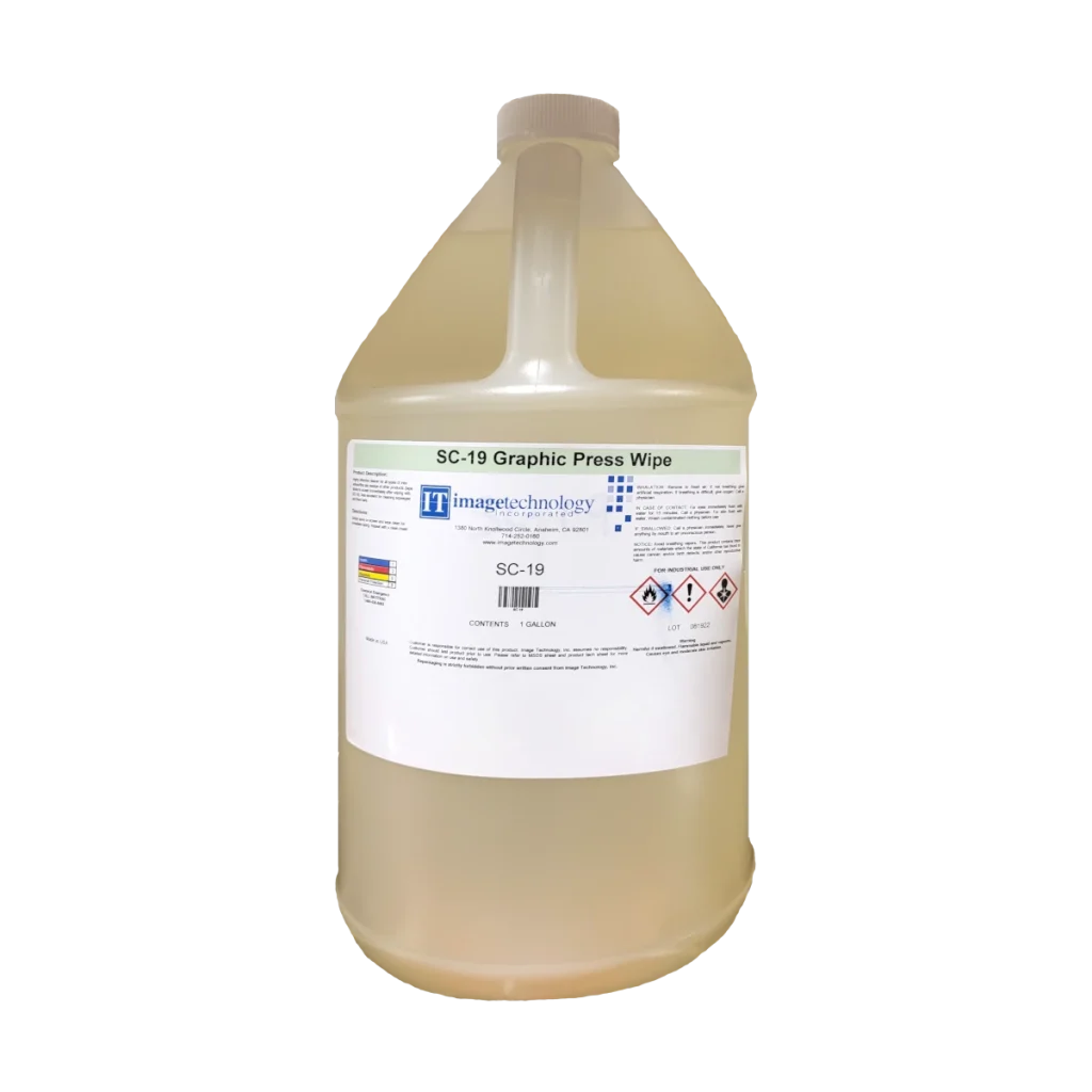 Graphic Press Wipe - SC 19 - 1 Gal