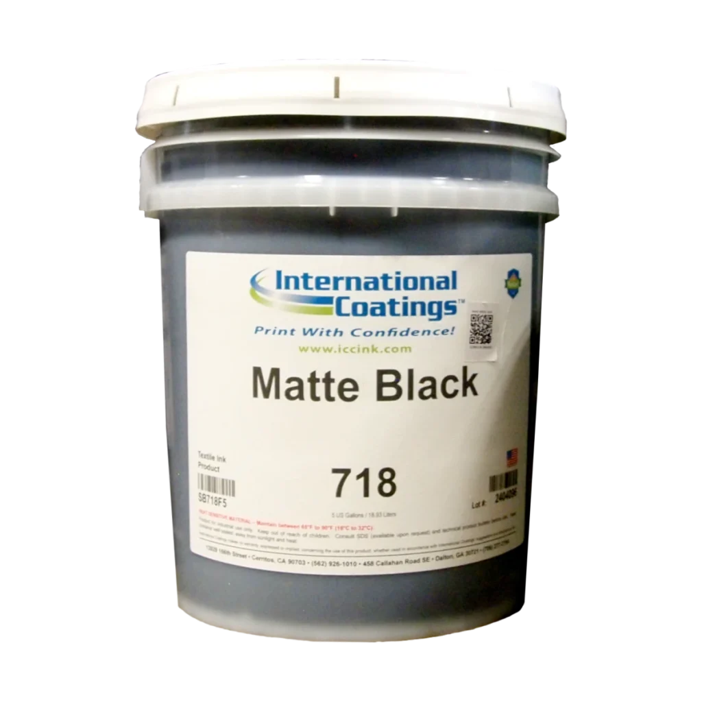 Matte Black 718 - 5 Gal Pale