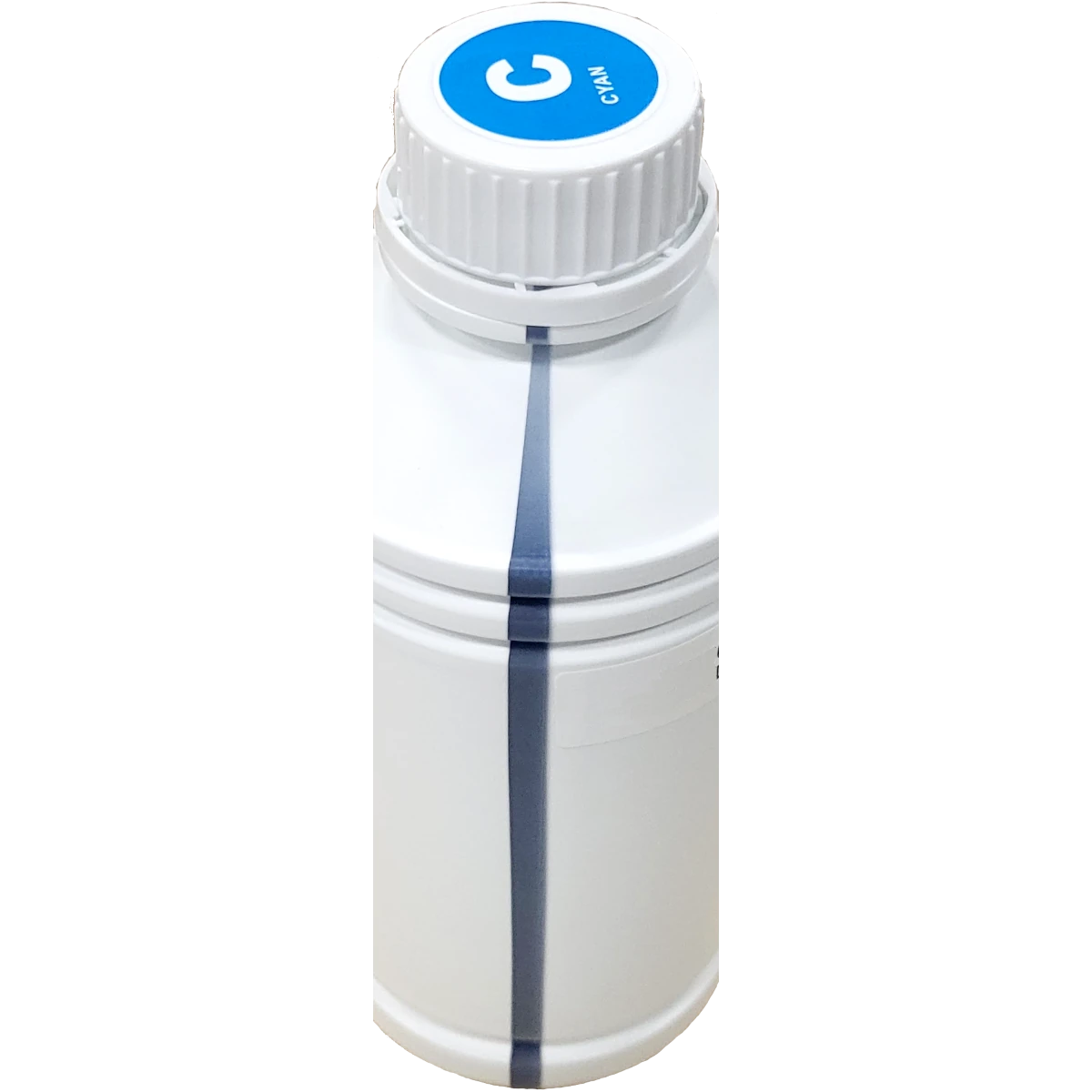 DTF Cyan Ink Clear View shows remaining ink in bottle