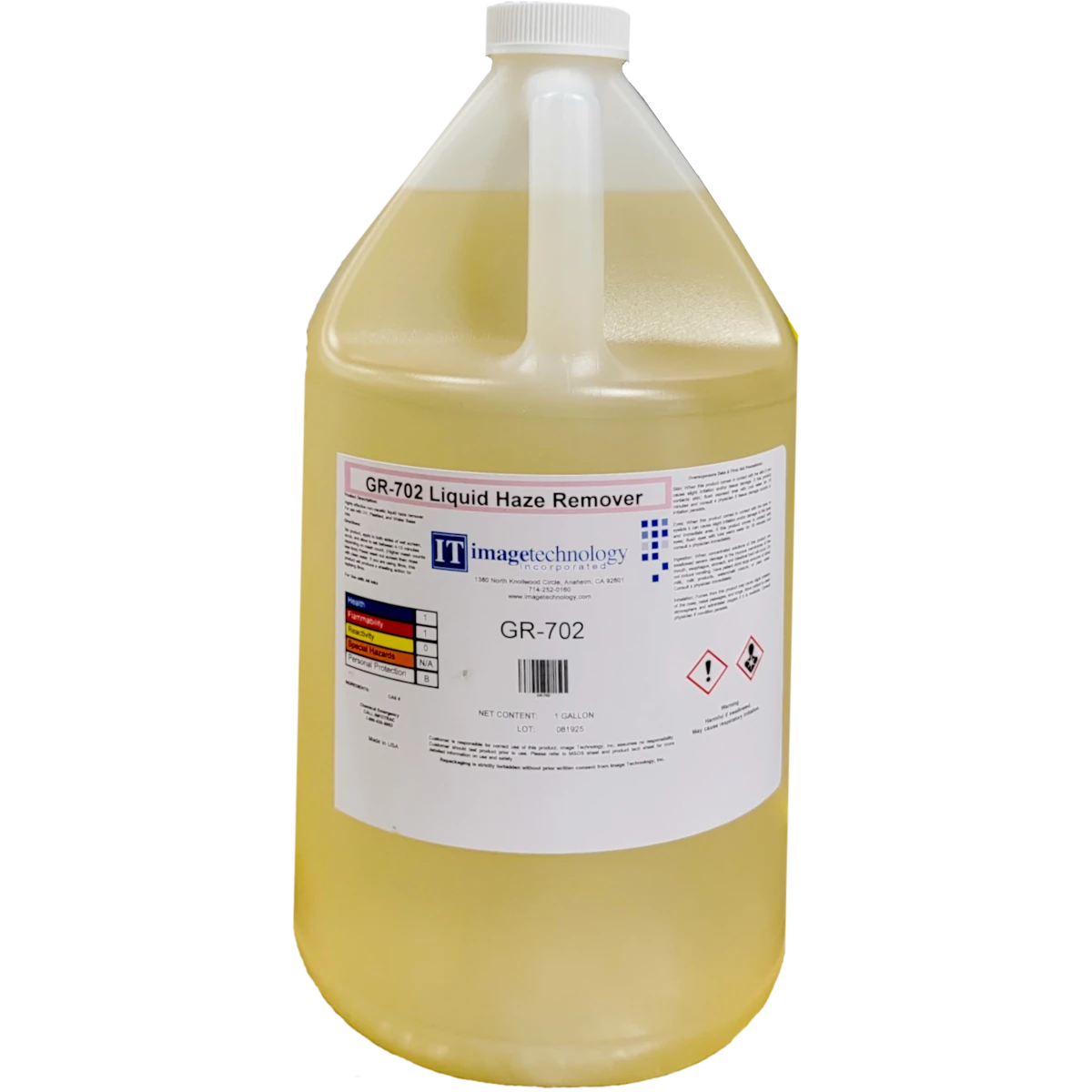Liquid Haze Remover